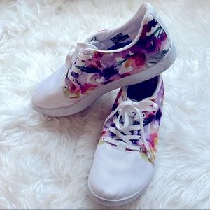 No Bull Floral Canvas Trainer